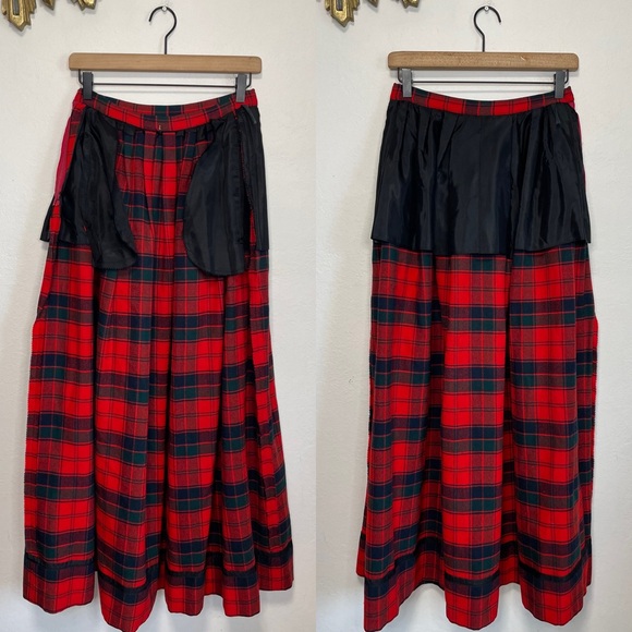 Vintage Plaid Maxi Skirt - Picture 2 of 14